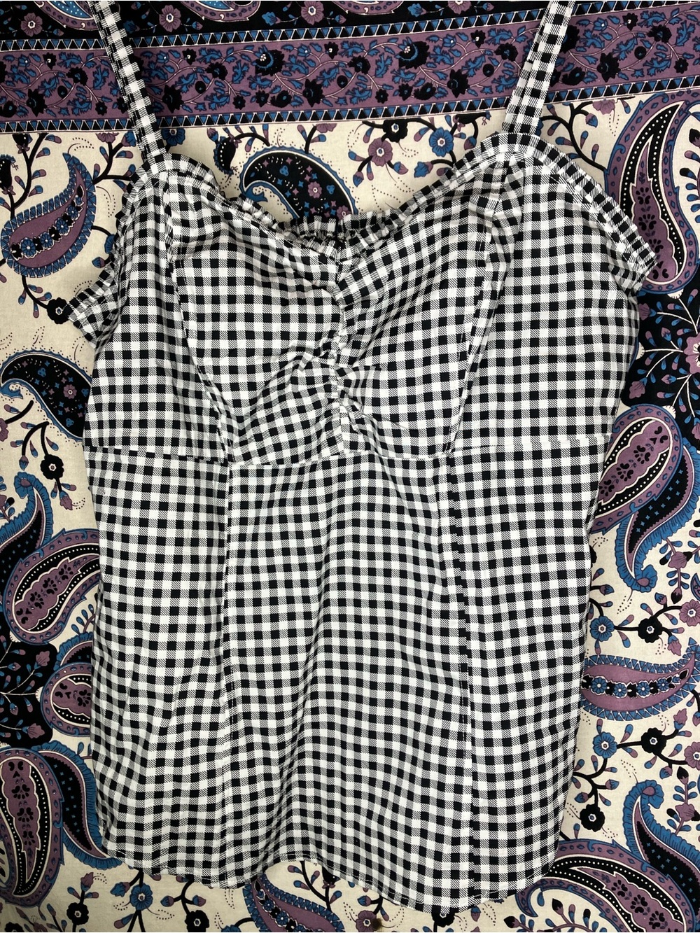 Torrid Gingham checkered tank top NWT 2